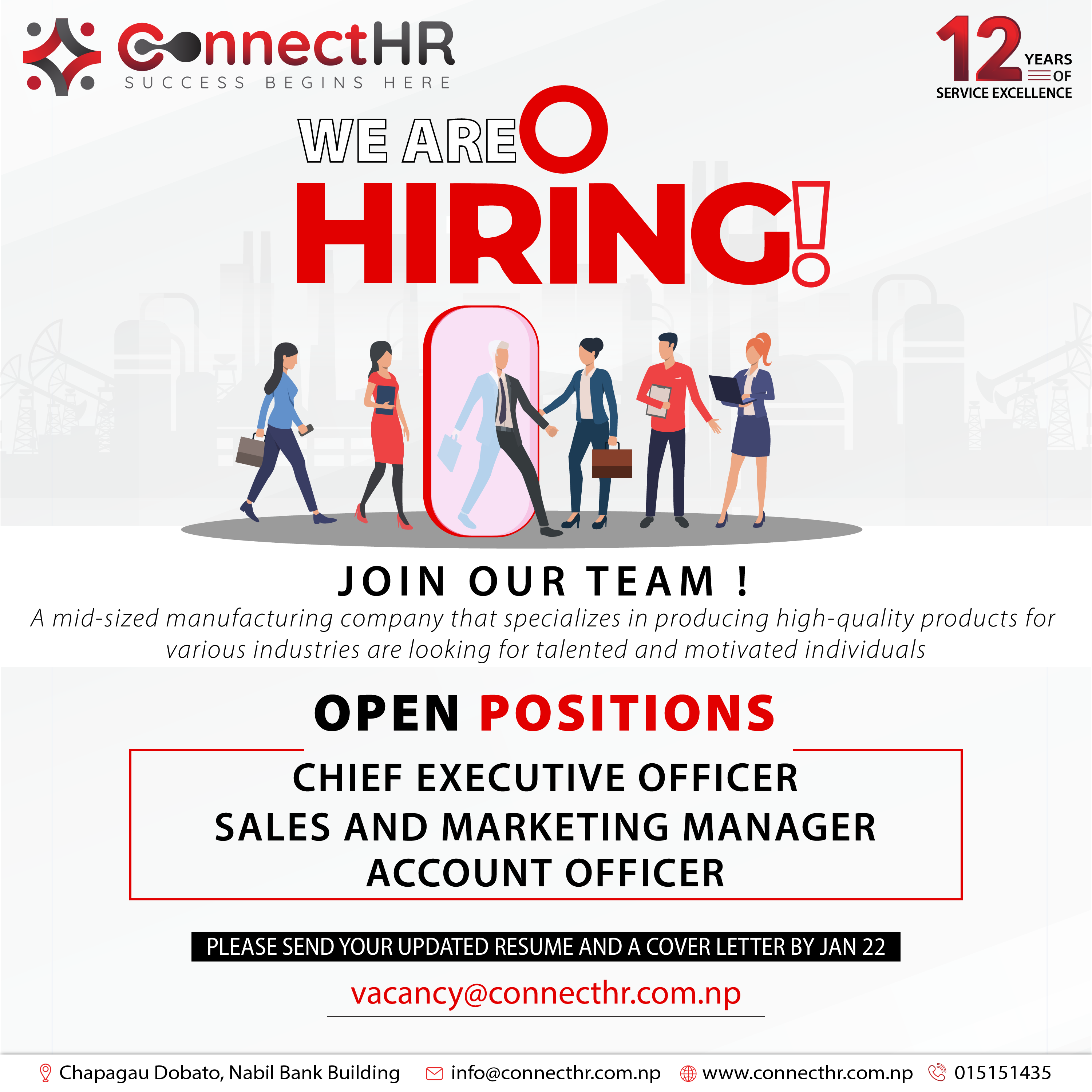 🙏Vacancy for Multiple Positions🙏